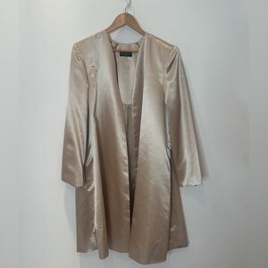 Karen Lawrence champagne swing coat/jacket. Size 10. Vintage, 1996. Classic.